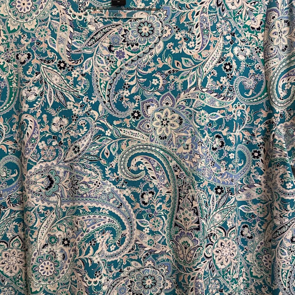 J. Jill Wearever Paisley Print Dress - Picture 3 of 6